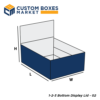 1-2-3 Bottom Display Lid boxes