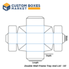 Custom Double Wall Frame Tray Lid