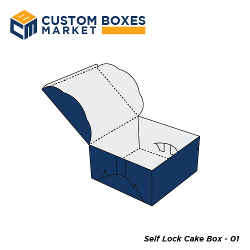 Custom Self Lock Cake Boxes | Custom Boxes | Lock and lock cake carrier