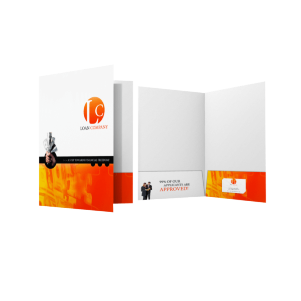 9 x 12 Printed Presentation Folders