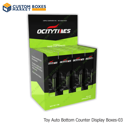 Custom Auto Bottom Counter Display Boxes