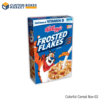 Blue Cereal Box