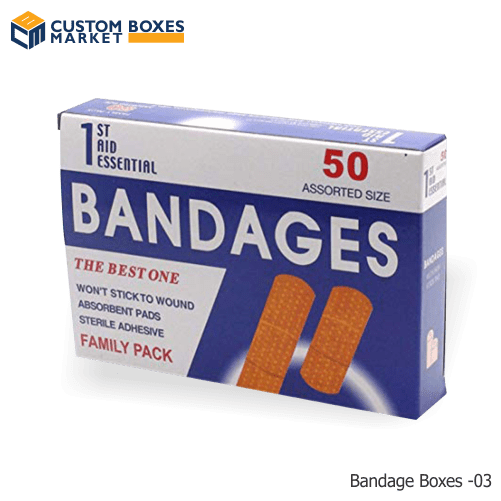 Bandage Box Packaging | Custom Printed Bandaids Boxes