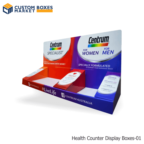 Custom Health Counter Display Boxes