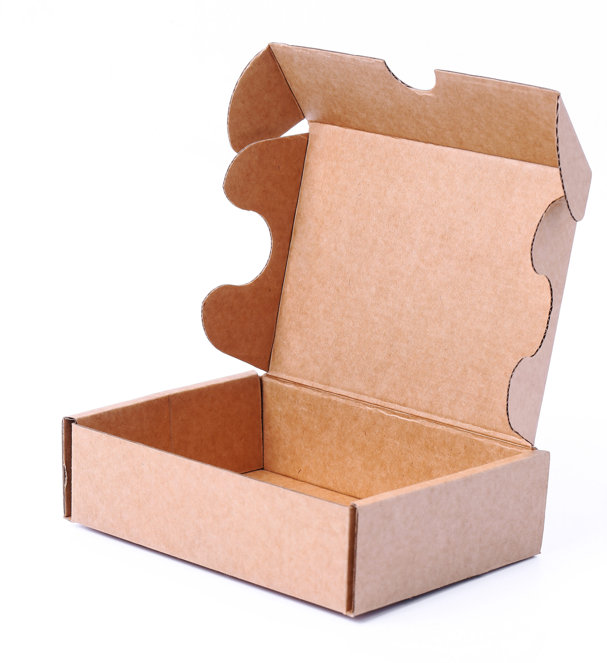 Carton box on a white background